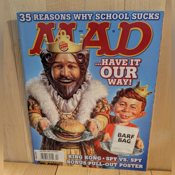 MAD Magazine with Burger King Cover - Picture 2 of 6